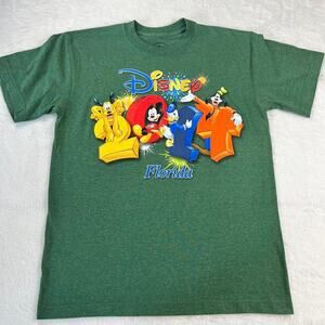 Disney Florida 2014 Puffy Graphic character green t-shirt Size Medium
